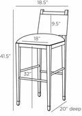 ARTERIORS, BURDOCK BAR STOOL, LOUNGE