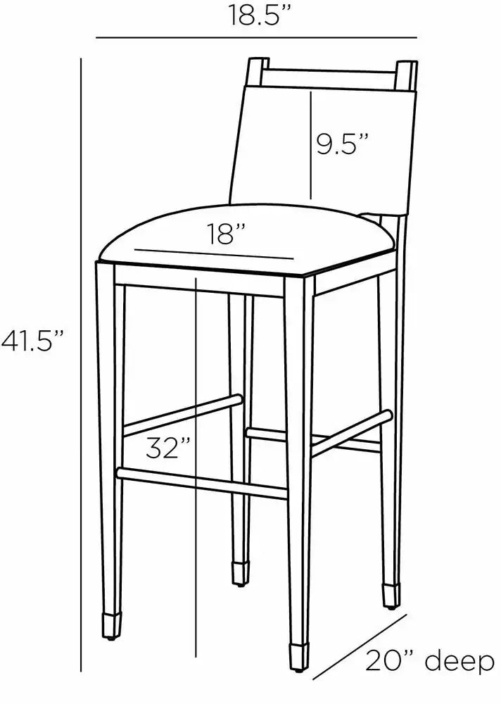 ARTERIORS, BURDOCK BAR STOOL, LOUNGE