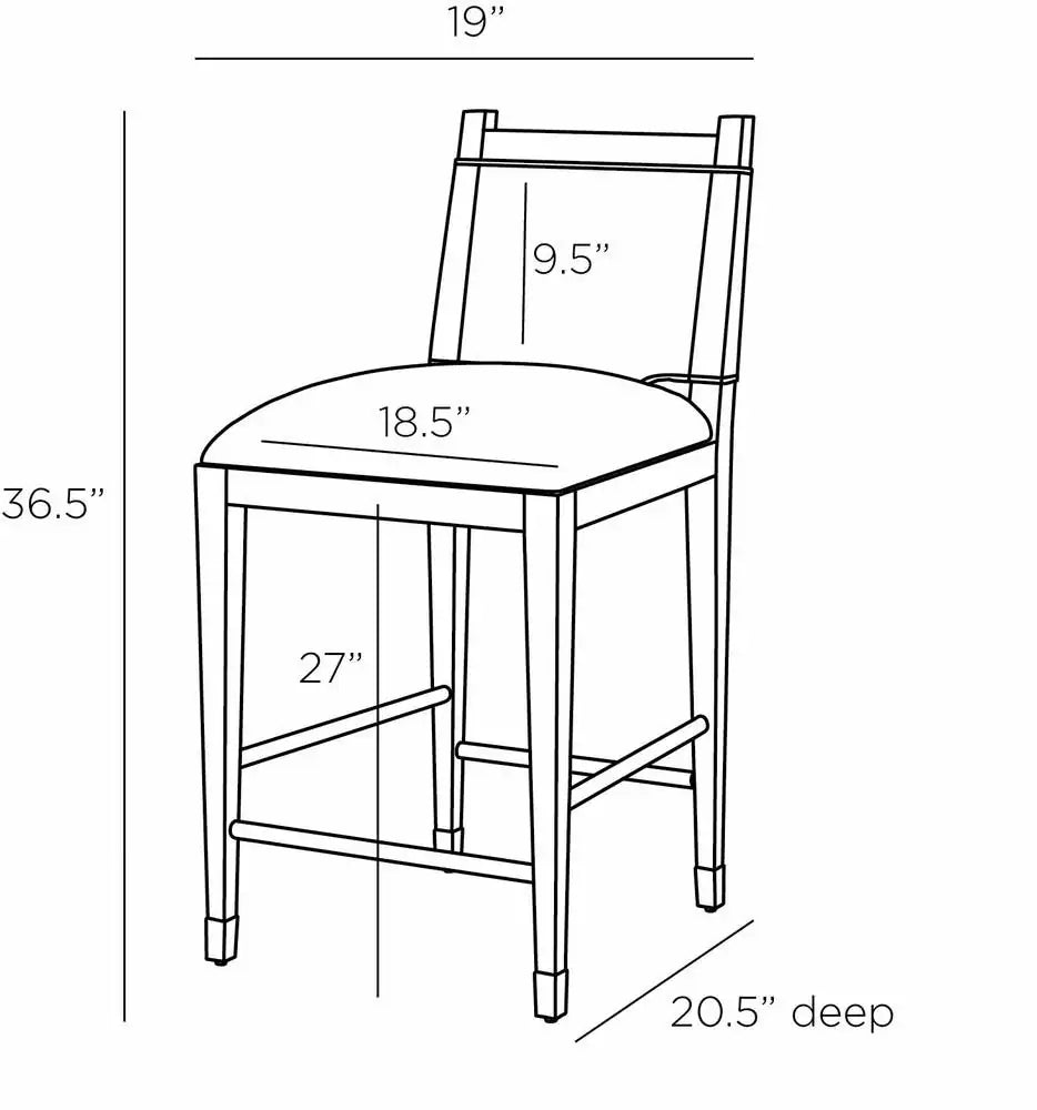 ARTERIORS, BURDOCK COUNTER STOOL, LOUNGE
