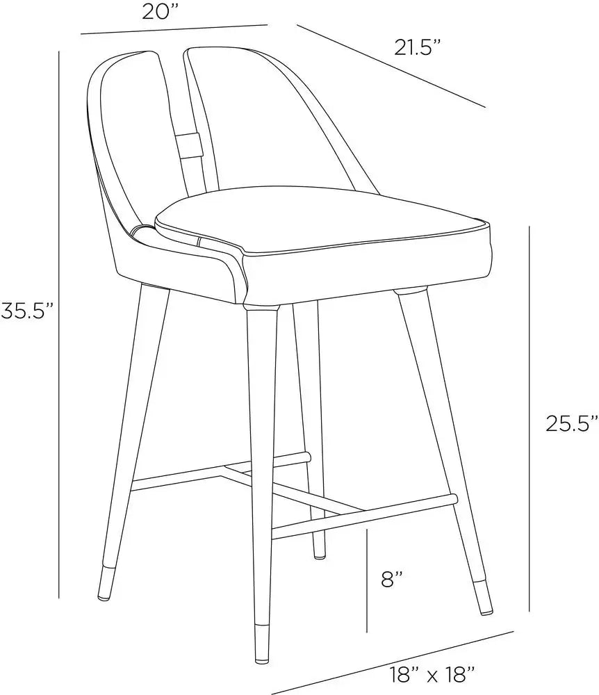ARTERIORS, CROWLEY COUNTER STOOL, LOUNGE