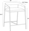 ARTERIORS, ANSEL COUNTER STOOL, LOUNGE