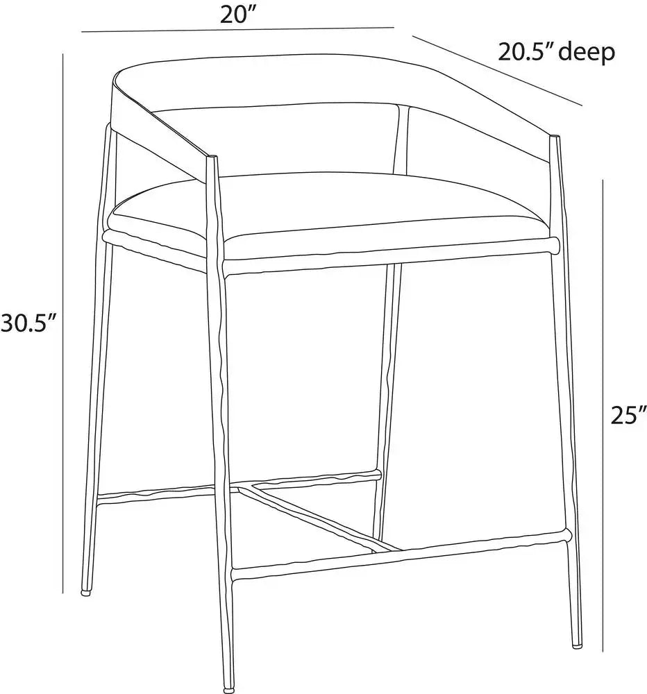 ARTERIORS, ANSEL COUNTER STOOL, LOUNGE
