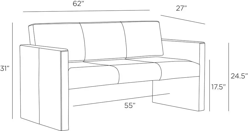 ARTERIORS, HAYLOCK SETTEE, LOUNGE