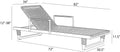 ARTERIORS, DAYTONA OUTDOOR CHAISE, LOUNGE