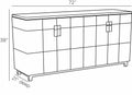 ARTERIORS BRAELYN CREDENZA - Cabinets & Bar