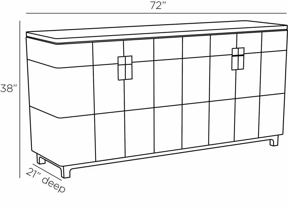 ARTERIORS BRAELYN CREDENZA - Cabinets & Bar