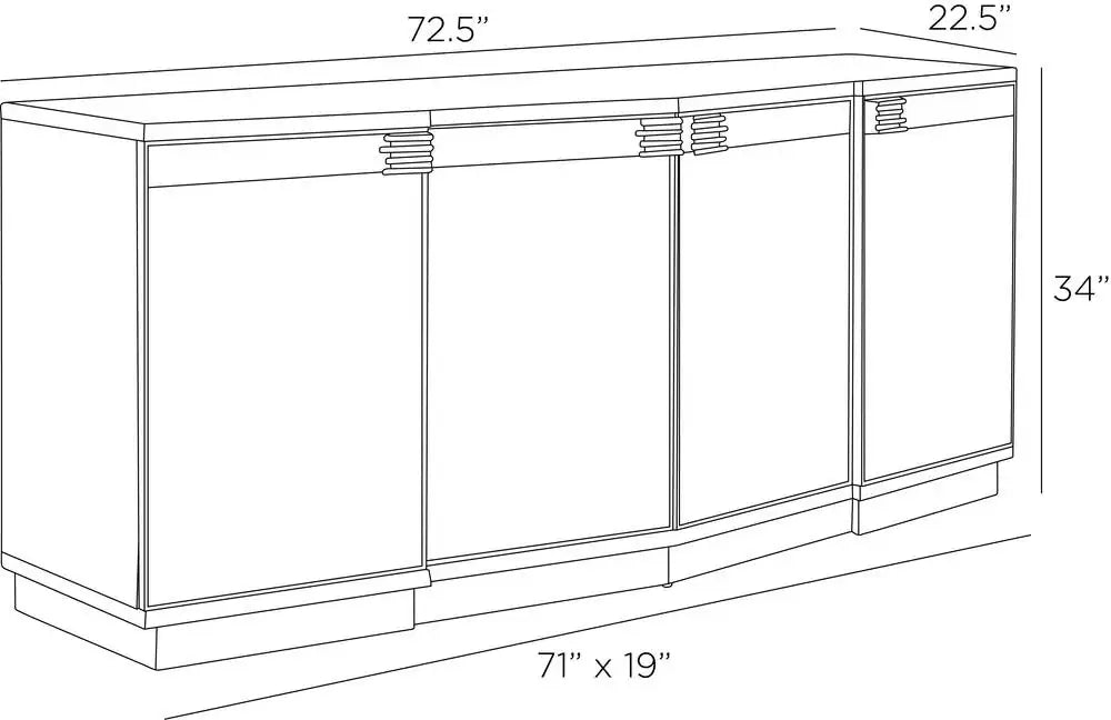 ARTERIORS CYRUS CREDENZA - Cabinets & Bar