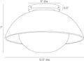 ARTERIORS, GLAZE FLUSH MOUNT, FLUSH MOUNT CEILING LIGHTS