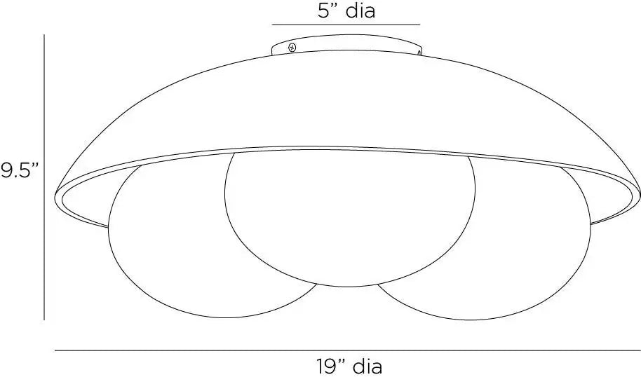 ARTERIORS, GLAZE FLUSH MOUNT, FLUSH MOUNT CEILING LIGHTS