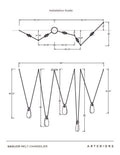 ARTERIORS, MELT CHANDELIER, CHANDELIER LIGHT
