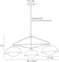 ARTERIORS, GLAZE CHANDELIER, CHANDELIER LIGHT