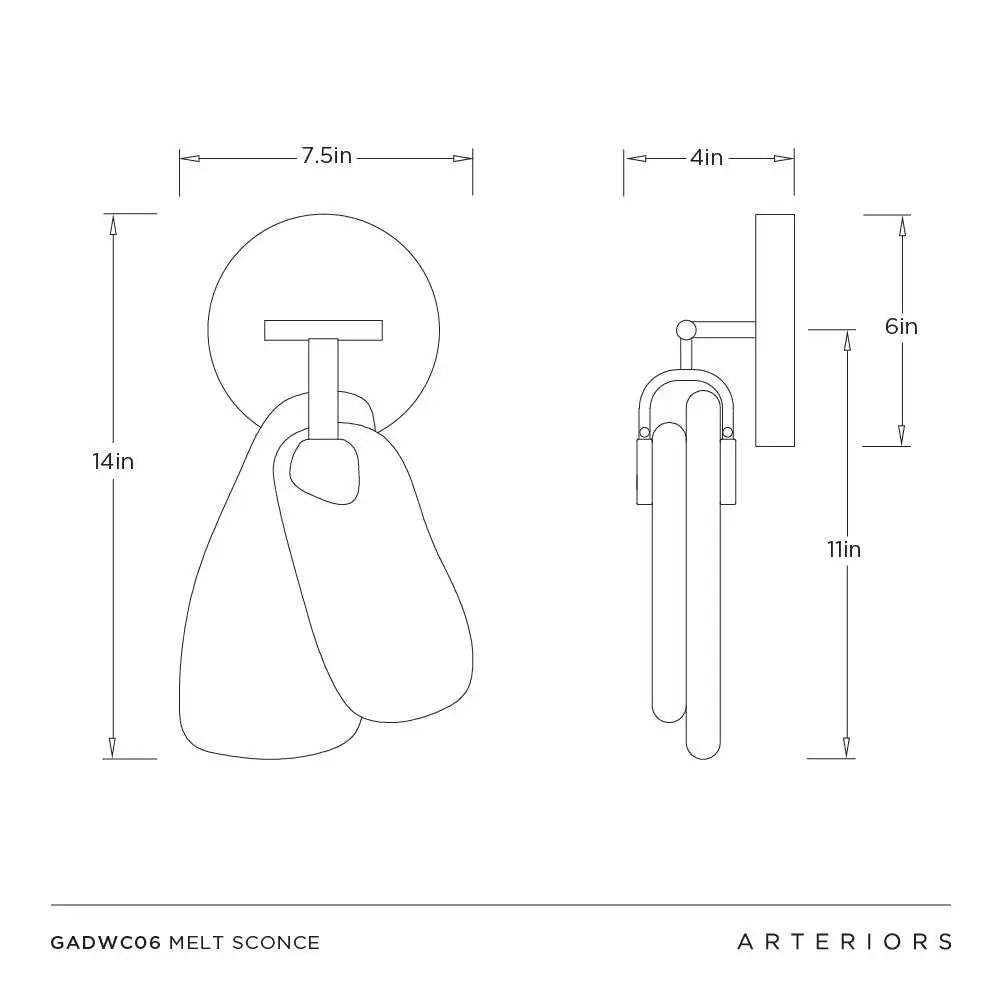 ARTERIORS, MELT SCONCE, PENDANT LIGHT