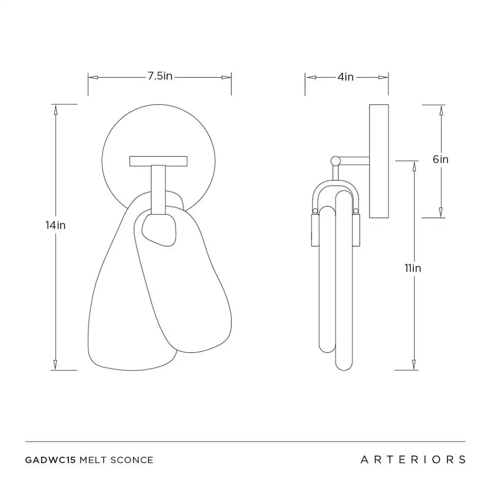 ARTERIORS, MELT SCONCE, PENDANT LIGHT