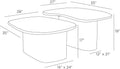 ARTERIORS MELT COFFEE TABLES - Side