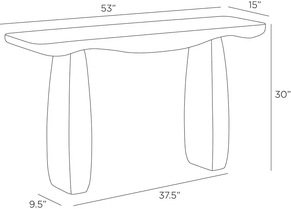 ARTERIORS MELT OUTDOOR CONSOLE - Side