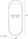 ARTERIORS, INSET LONG MIRROR, MIRRORS