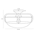 ARTERIORS, CORONA FLUSH MOUNT, FLUSH MOUNT CEILING LIGHTS