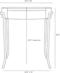 ARTERIORS MOSQUITO END TABLE - Side