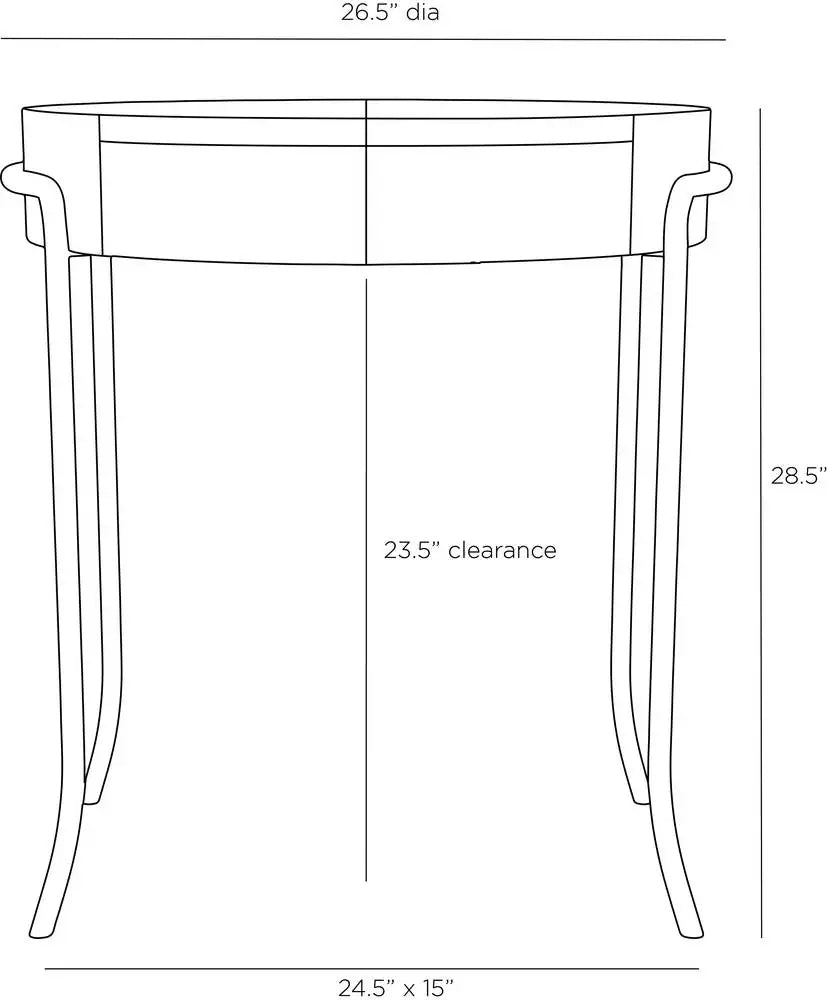 ARTERIORS MOSQUITO END TABLE - Side
