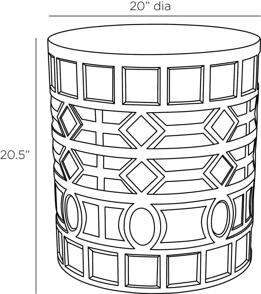 ARTERIORS MILLENIA ACCENT TABLE - Side
