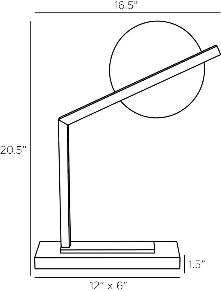 ARTERIORS ZAHAR DESK LAMP - Table