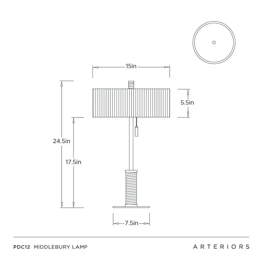 ARTERIORS, MIDDLEBURY LAMP, TABLE LAMPS