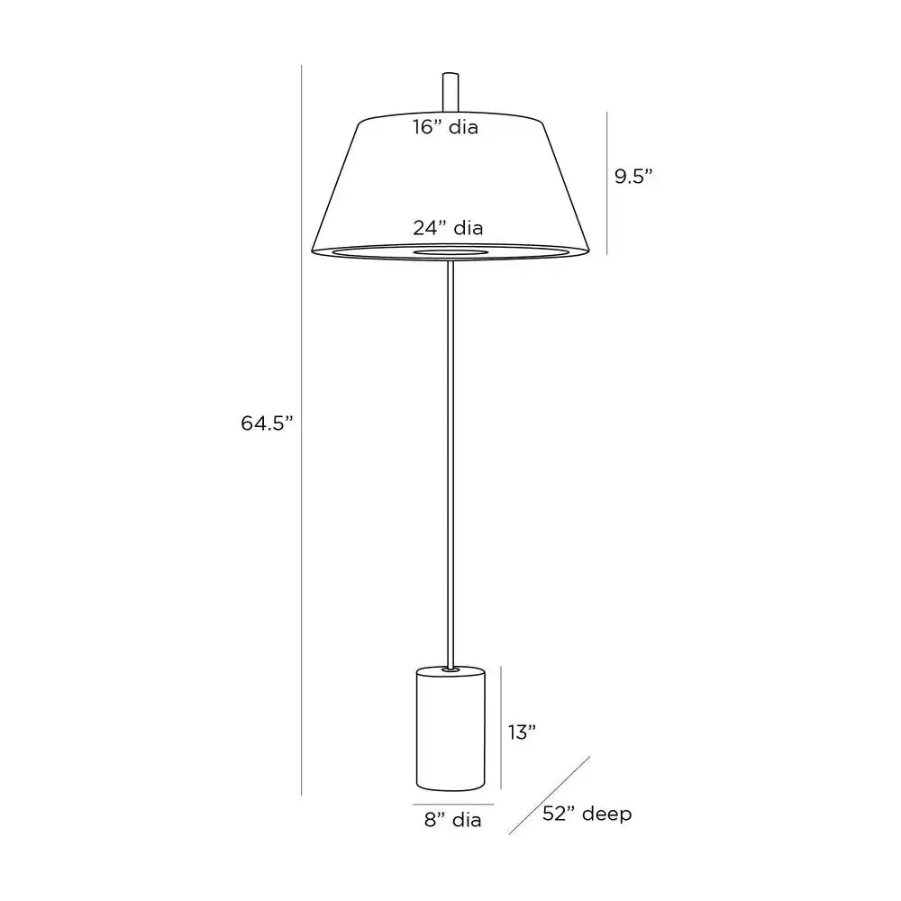 ARTERIORS WALDING FLOOR LAMP - Table