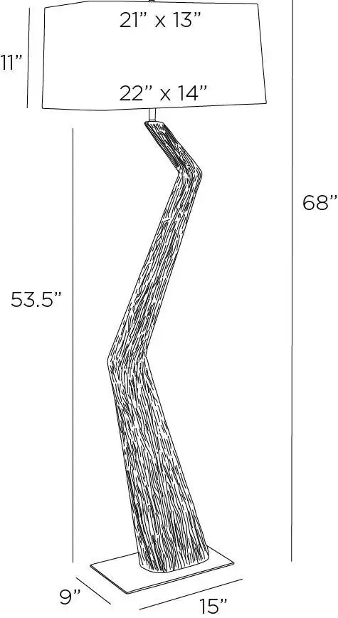 ARTERIORS GRACELAND FLOOR LAMP - Table