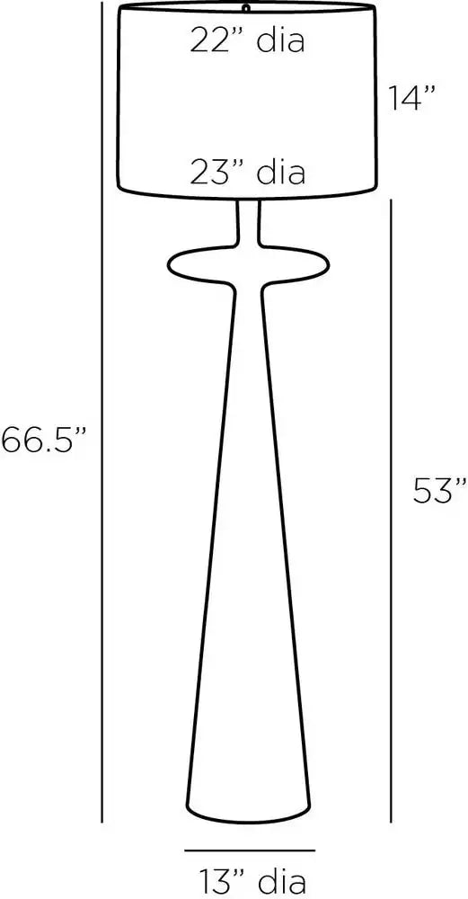 ARTERIORS PUTNEY FLOOR LAMP - Table
