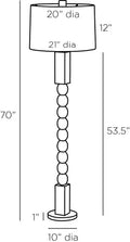 ARTERIORS YONAH FLOOR LAMP - Table