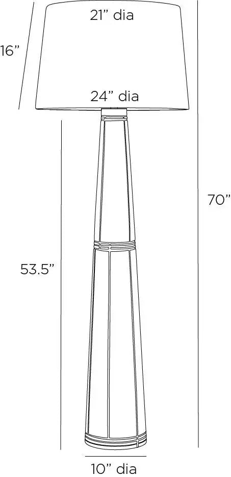 ARTERIORS ELMHURST FLOOR LAMP - Table