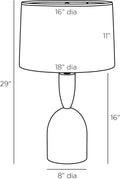 ARTERIORS BRIGHTON LAMP - Table