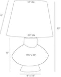 ARTERIORS GINN LAMP - Table