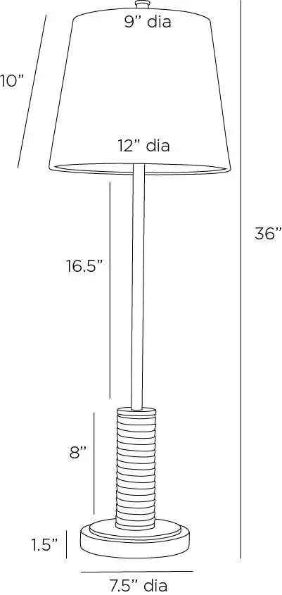 ARTERIORS CONWAY LAMP - Table