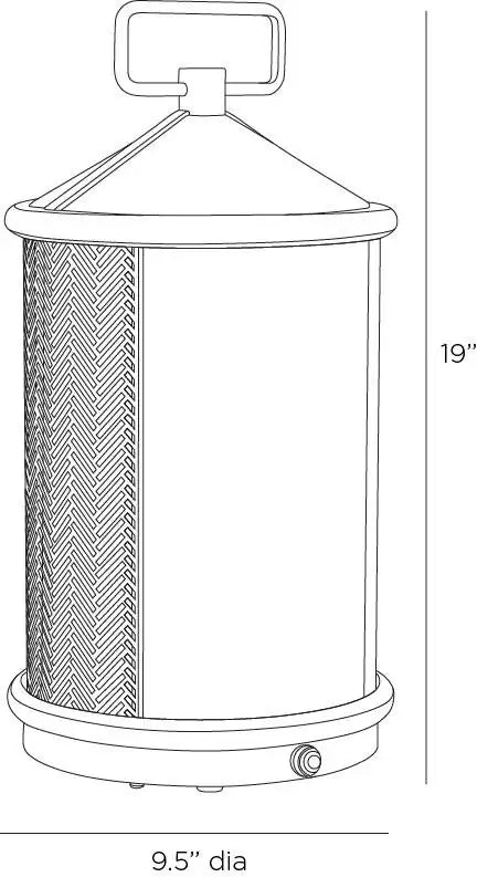 ARTERIORS COPELAND OUTDOOR LANTERN - Table
