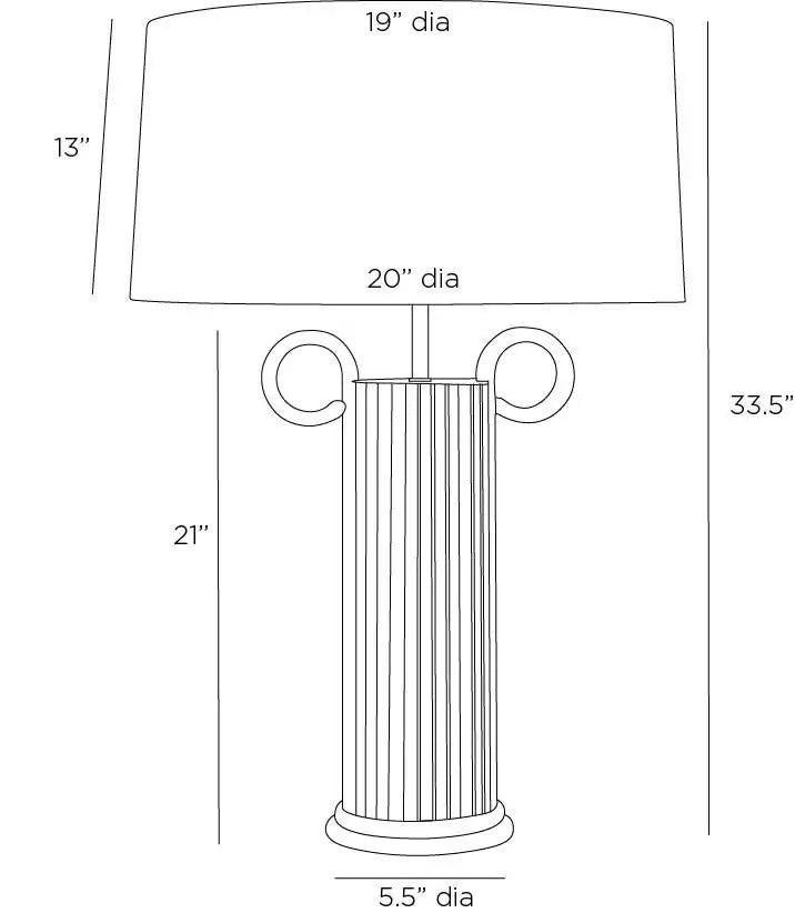 ARTERIORS EROS LAMP - Table