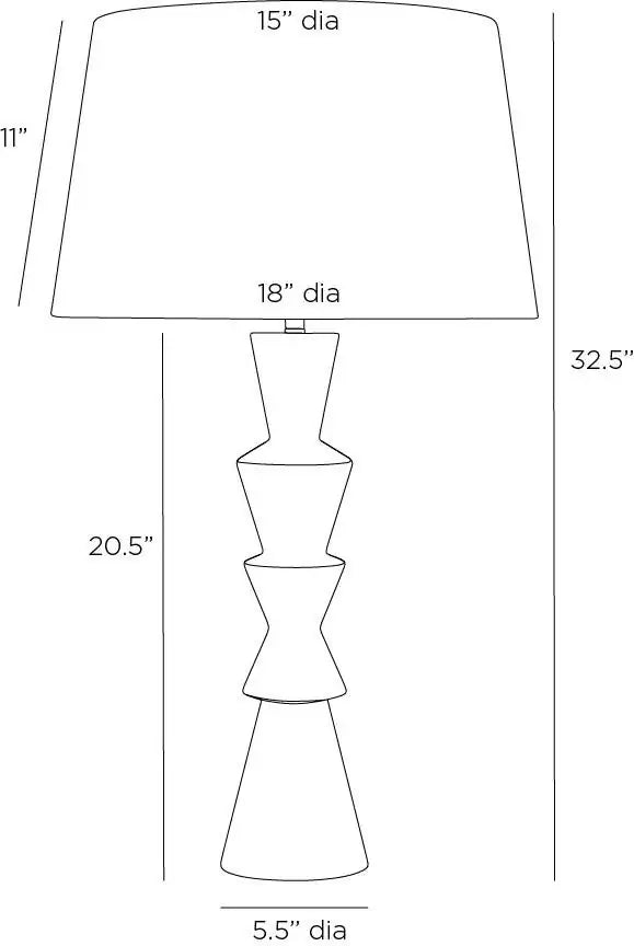ARTERIORS CHLOE LAMP - Table