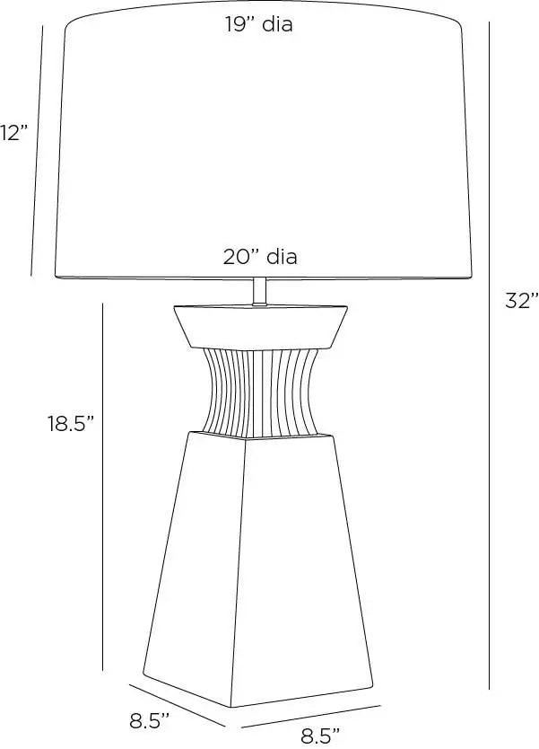ARTERIORS DYNASTY LAMP - Table