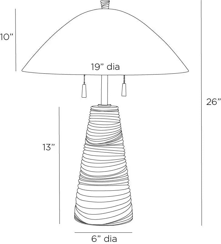 ARTERIORS FENDER LAMP - Table