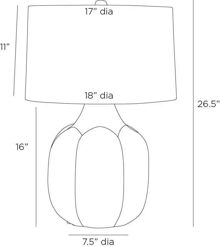 ARTERIORS FIG LAMP - Table