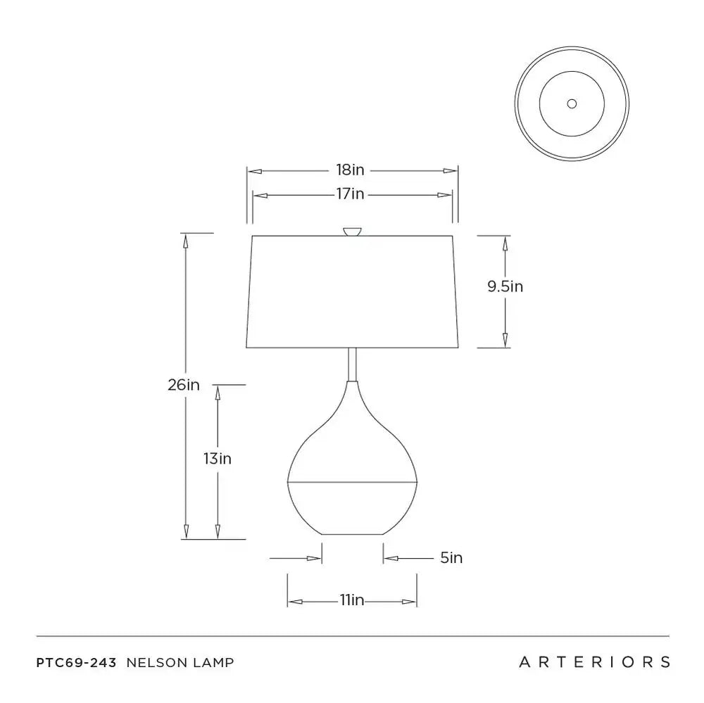 ARTERIORS NELSON LAMP - Table