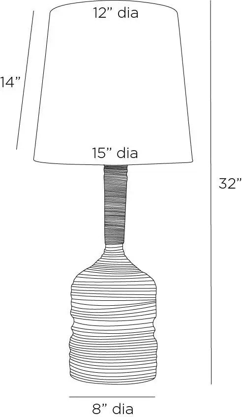 ARTERIORS FONTANA LAMP - Table