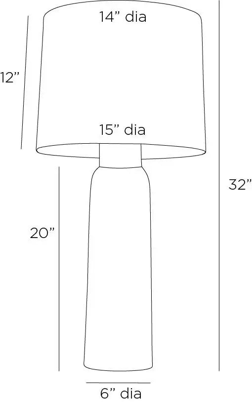 ARTERIORS HEATHER LAMP - Table