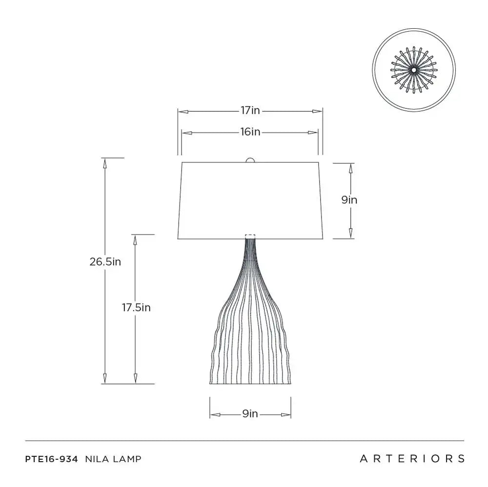 ARTERIORS NYLA LAMP - Table