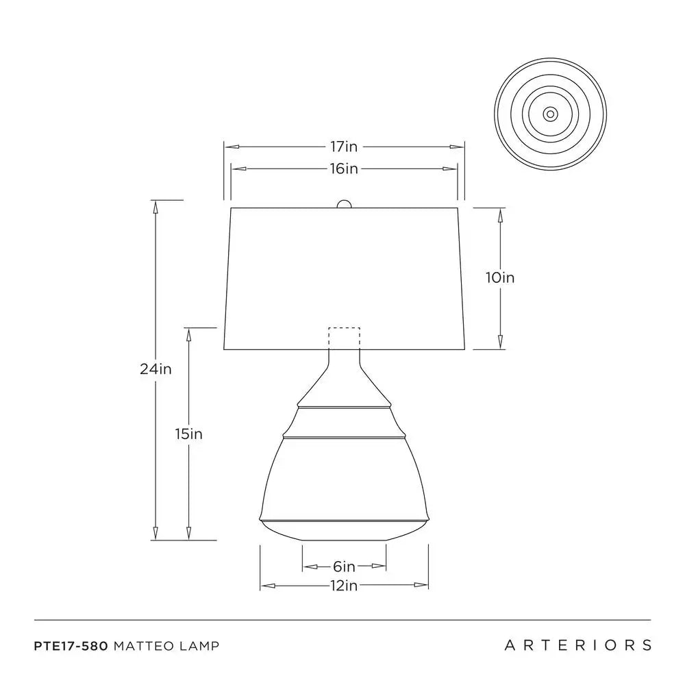 ARTERIORS MATTEO LAMP - Table