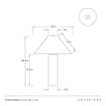 ARTERIORS NICOLINE LAMP - Table
