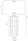 ARTERIORS CARTWRIGHT LAMP - Table