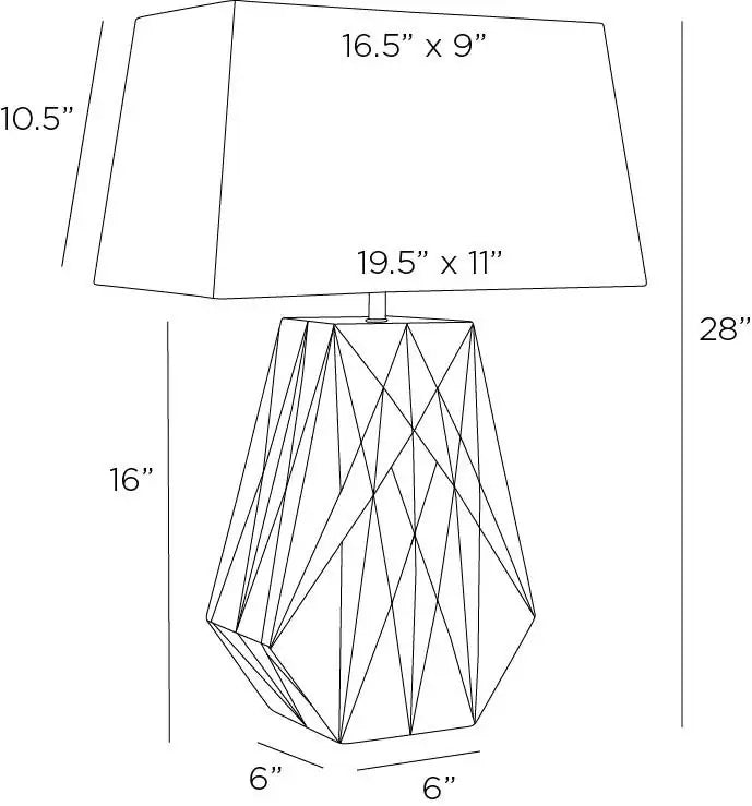 ARTERIORS GENTRY LAMP - Table