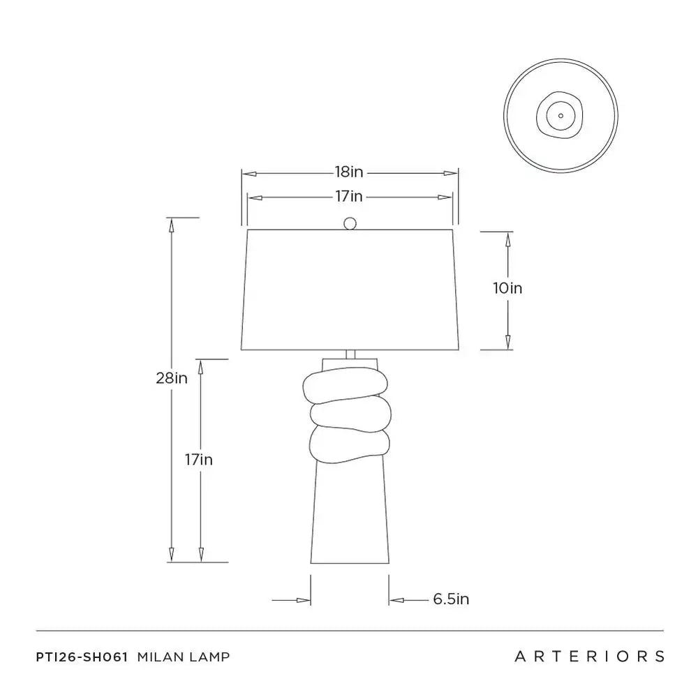 ARTERIORS MILAN LAMP - Table