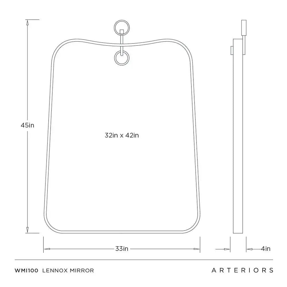 ARTERIORS, LENNOX MIRROR, MIRRORS